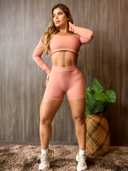 Short Recogido Durazno