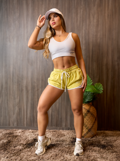 Pantaloneta Amarillo Pastel