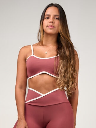 Top Estraple Uva Sesgos Blancos