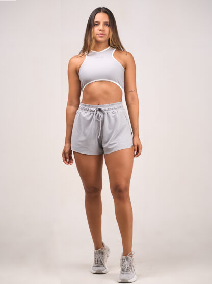Pantaloneta Running Gris - Imagen 4