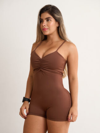 Enterizo 020 Estraple Café Corto