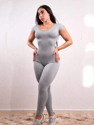 Enterizo 1145 back largo Gris