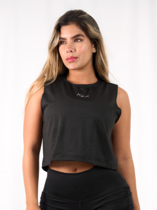 Blusa Manga Siza Negra