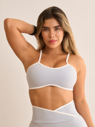 Top Estraple Azul Cielo